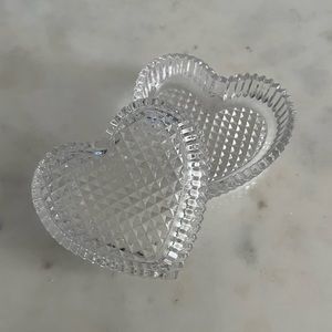 Like 🆕 Crystal heart shaped jewelry trinket box